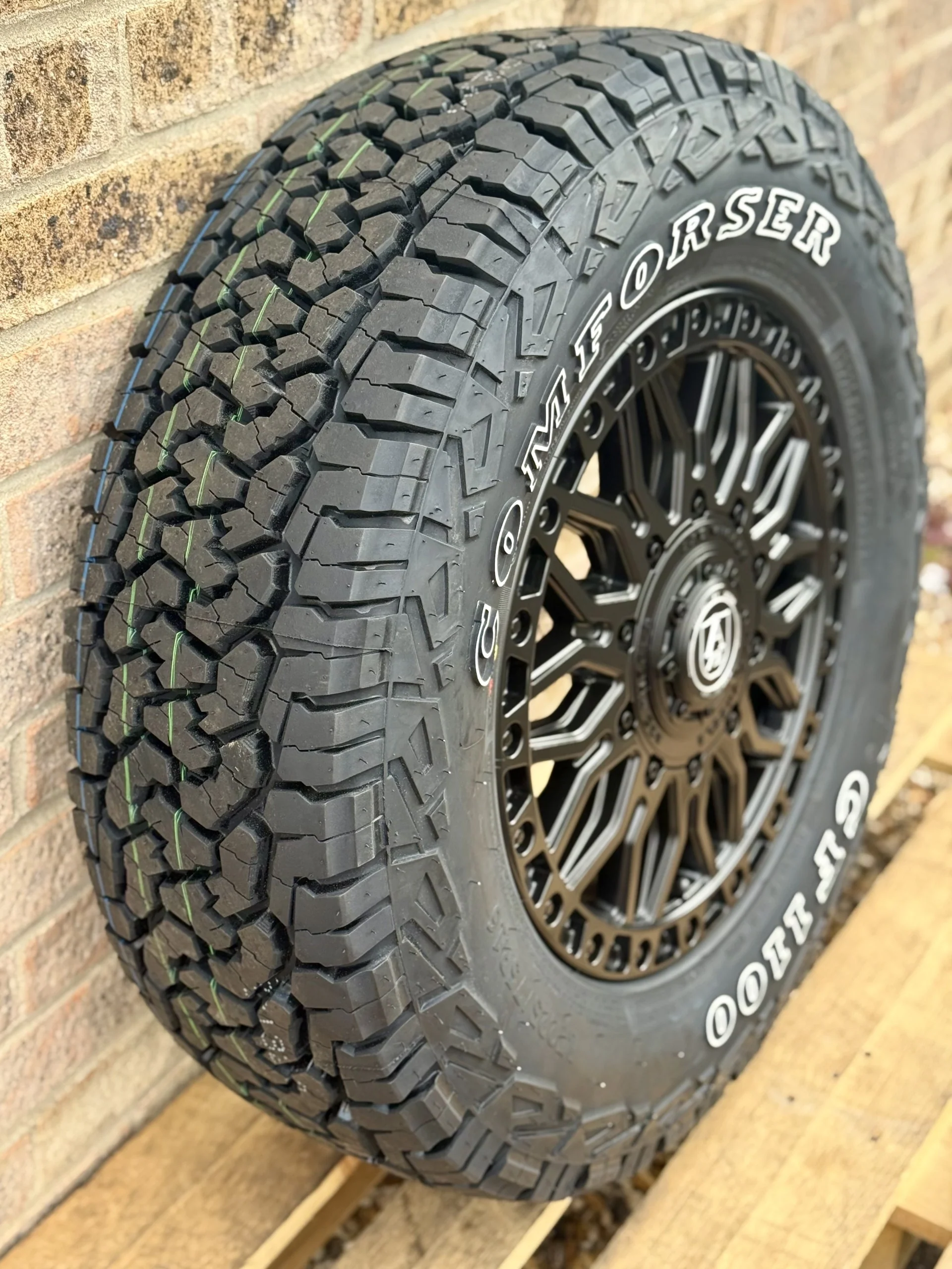 16" Fiat Ducato Peugeot Boxer Citroen Relay AXE EX39 Alloy Wheels and All Terrain Tyres - Image 3