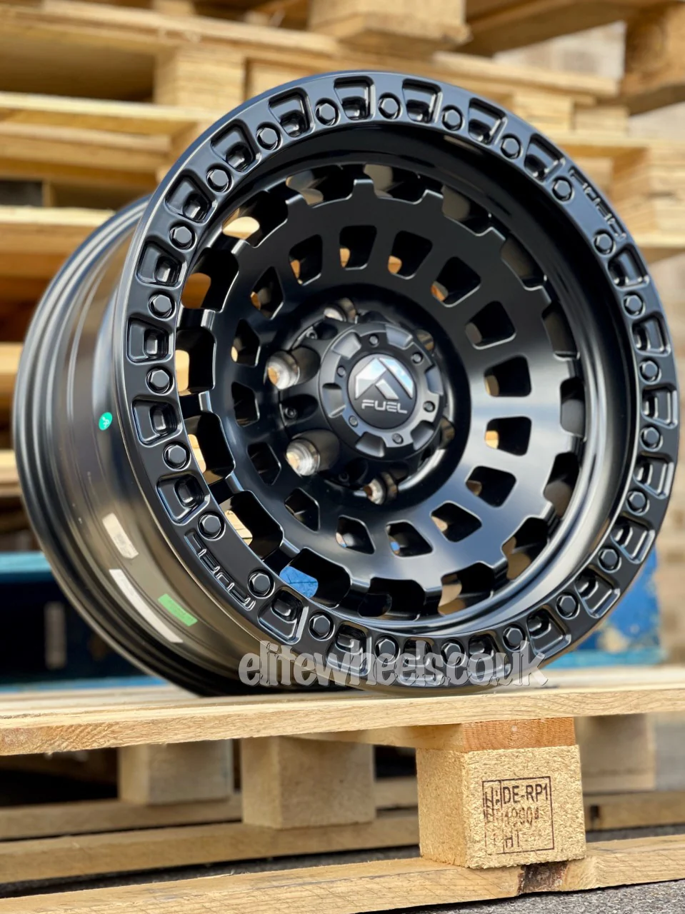 17" Ford Ranger Fuel Zephyr Matt Black Alloy Wheels - Image 4