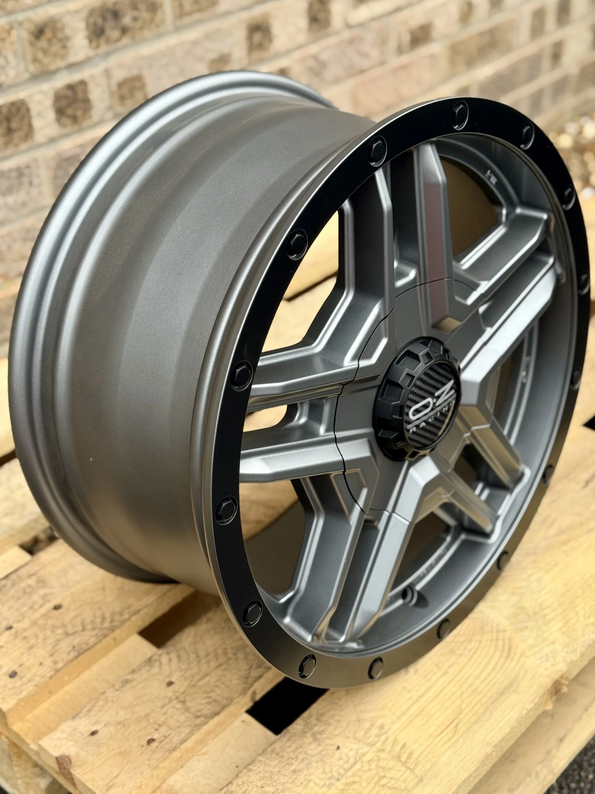 17" Volkswagen Crafter MAN TGE OZ Rally Adventure Grey Alloy Wheel - Image 2