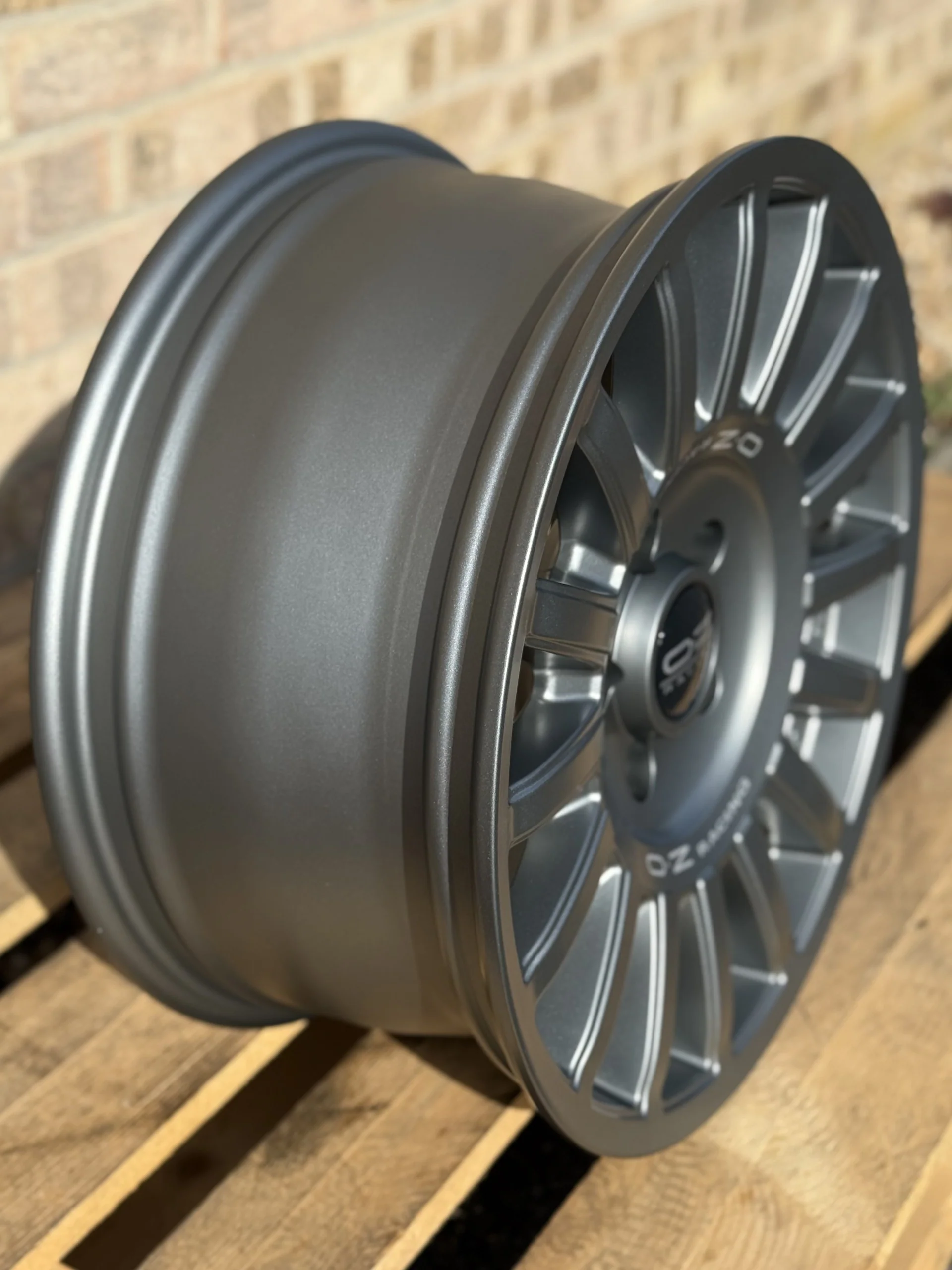17" Volkswagen Crafter MAN TGE OZ Rally Raid Matt Graphite Alloy Wheels - Image 3