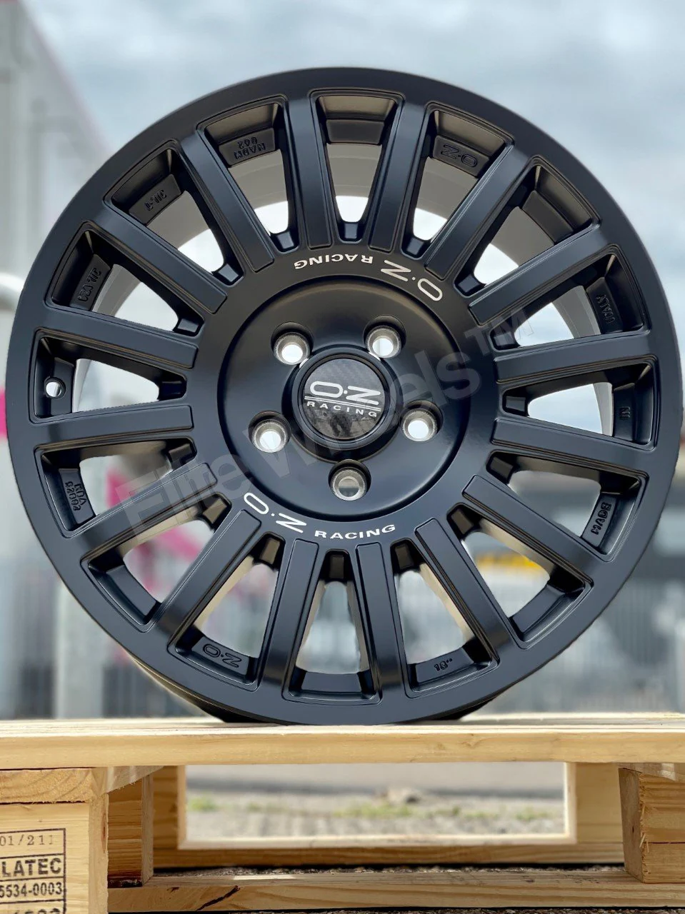 17" Volkswagen Crafter MAN TGE OZ Rally Raid Matt Black Alloy Wheels - Image 3