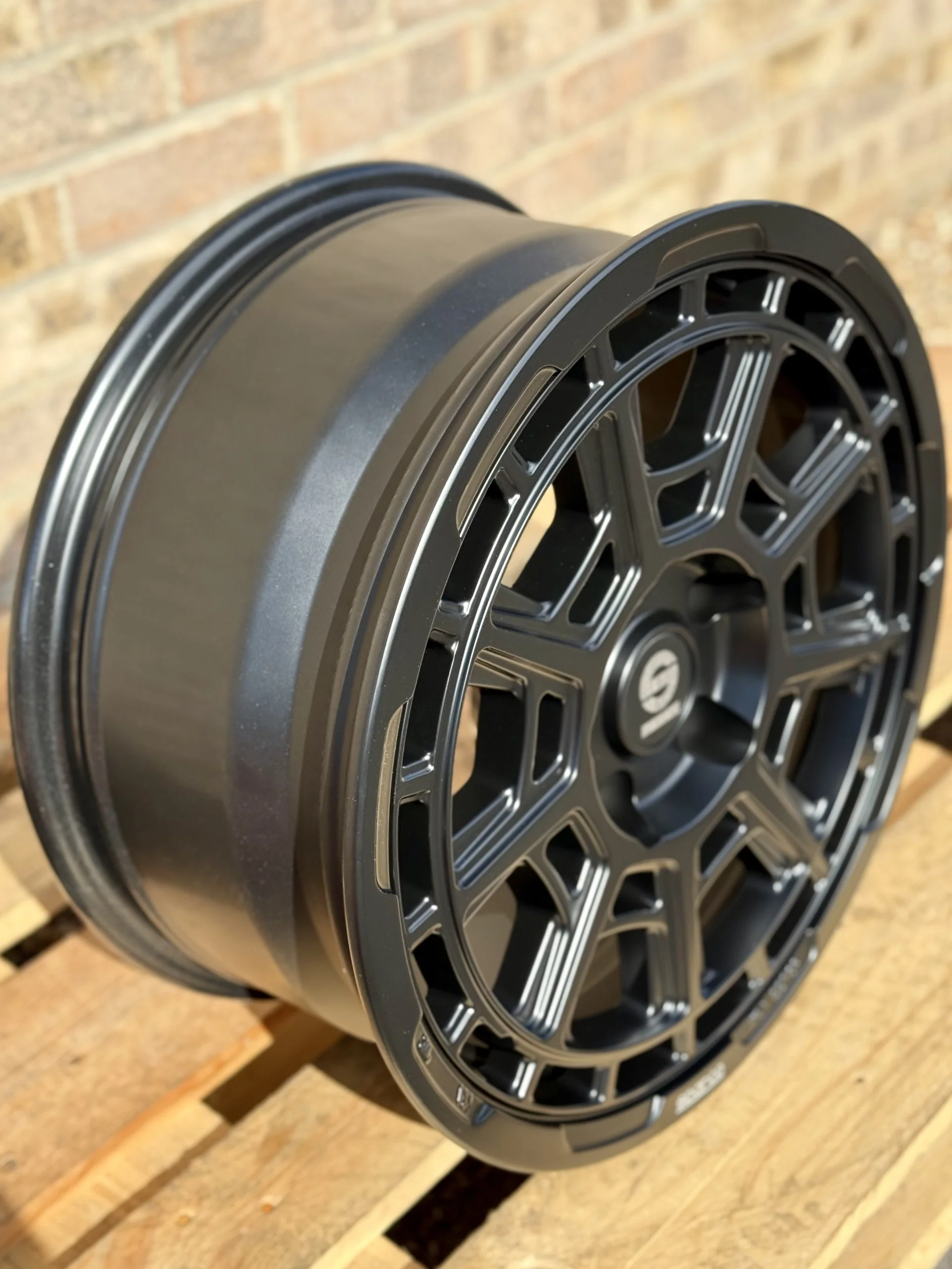 17" Volkswagen Transporter Sparco Sterrato Matt Black Alloy Wheels - Image 2