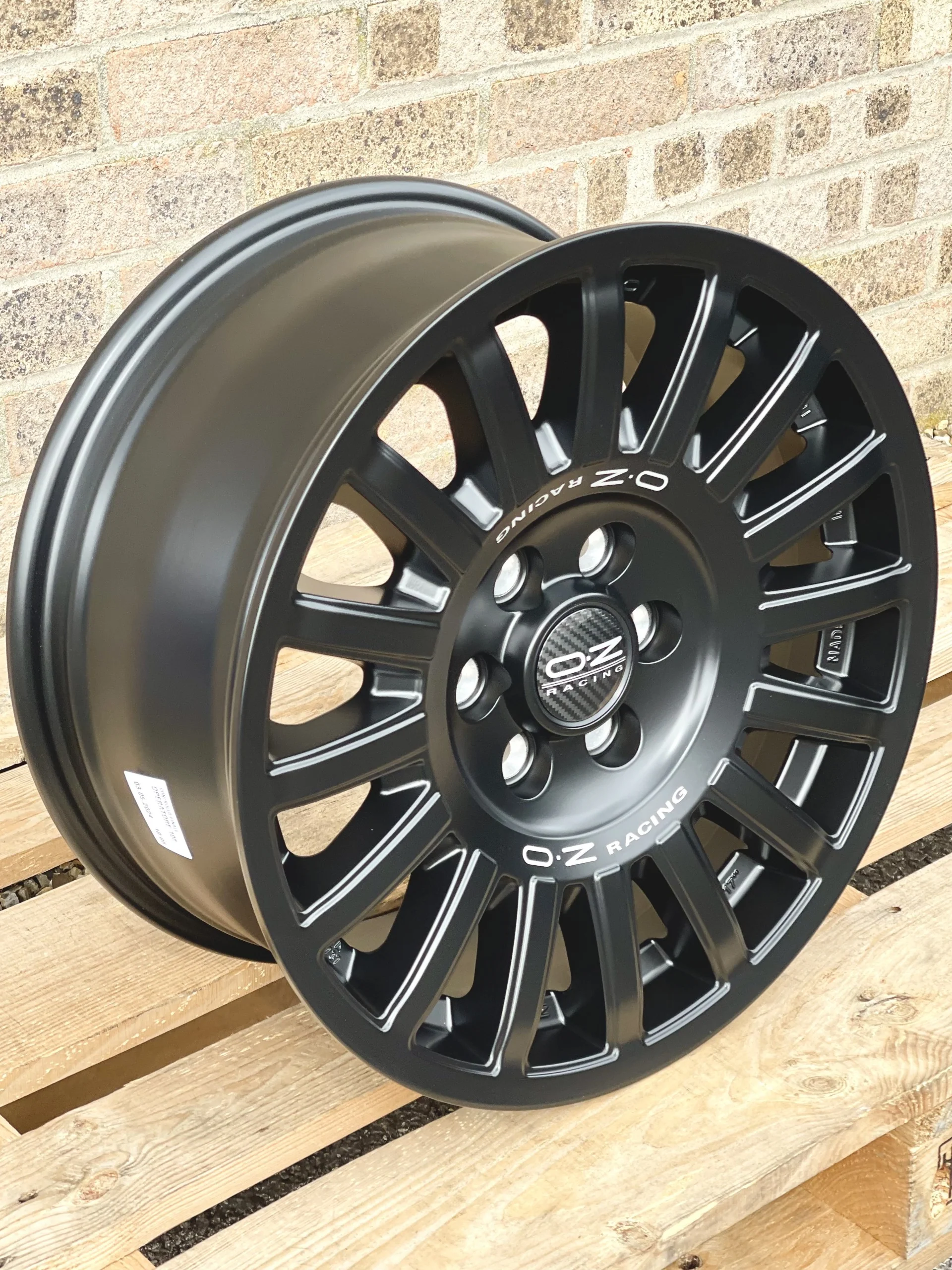 17" Ford Transit Custom 2024 OZ Rally Raid Matt Black Alloy Wheels - Image 3
