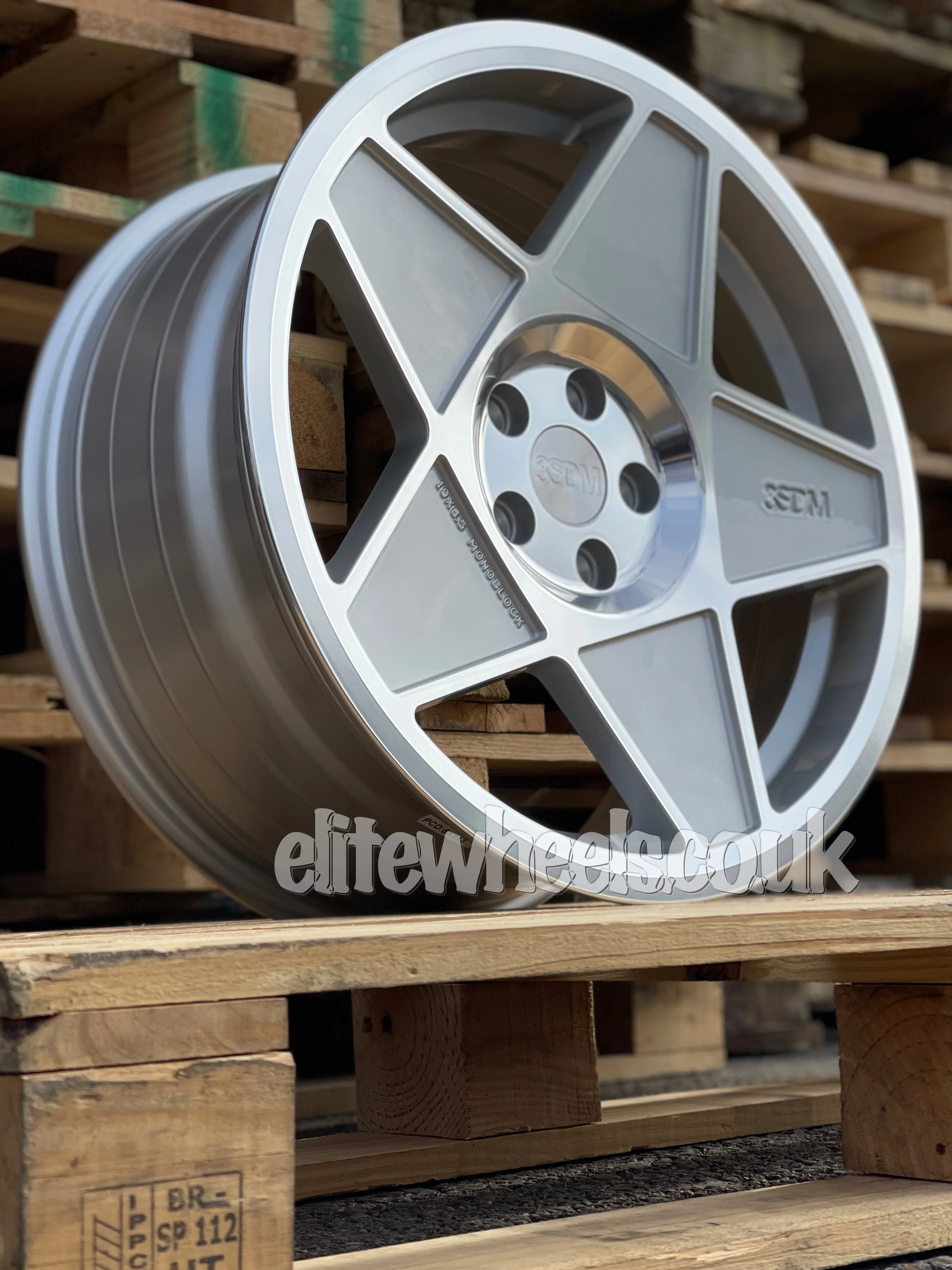 19" Volkswagen Caddy 3SDM 0.05 Silver Cut Alloy Wheels - Image 3