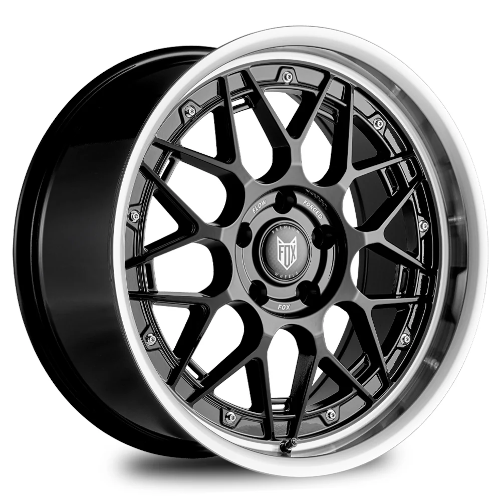 2 x FOX HIRO GLOSS BLACK POLISH LIP & 2 x 225/40R18 92Y XL GOODYEAR FP EAGLE F1 ASYMMETRIC 6 AO + 2 x FOX HIRO GLOSS BLACK POLISH LIP & 2 x 245/35R18 92Y XL GOODYEAR FP EAGLE F1 ASYMMETRIC 6 - Image 2