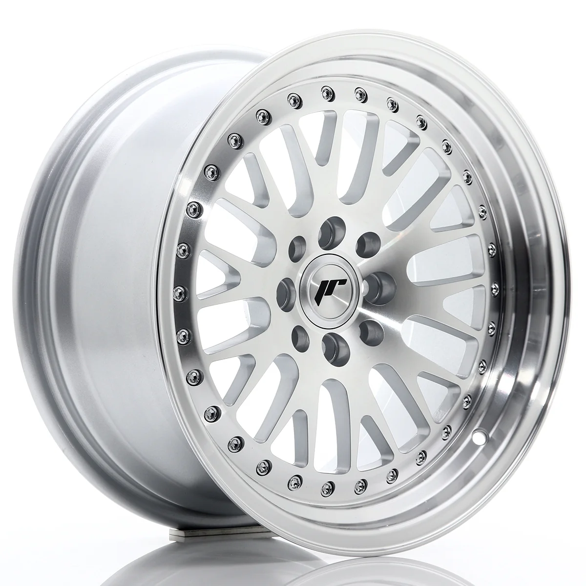 2 x JR Racing JR10 Machined Silver / 2 x JR Racing JR10 Machined Silver