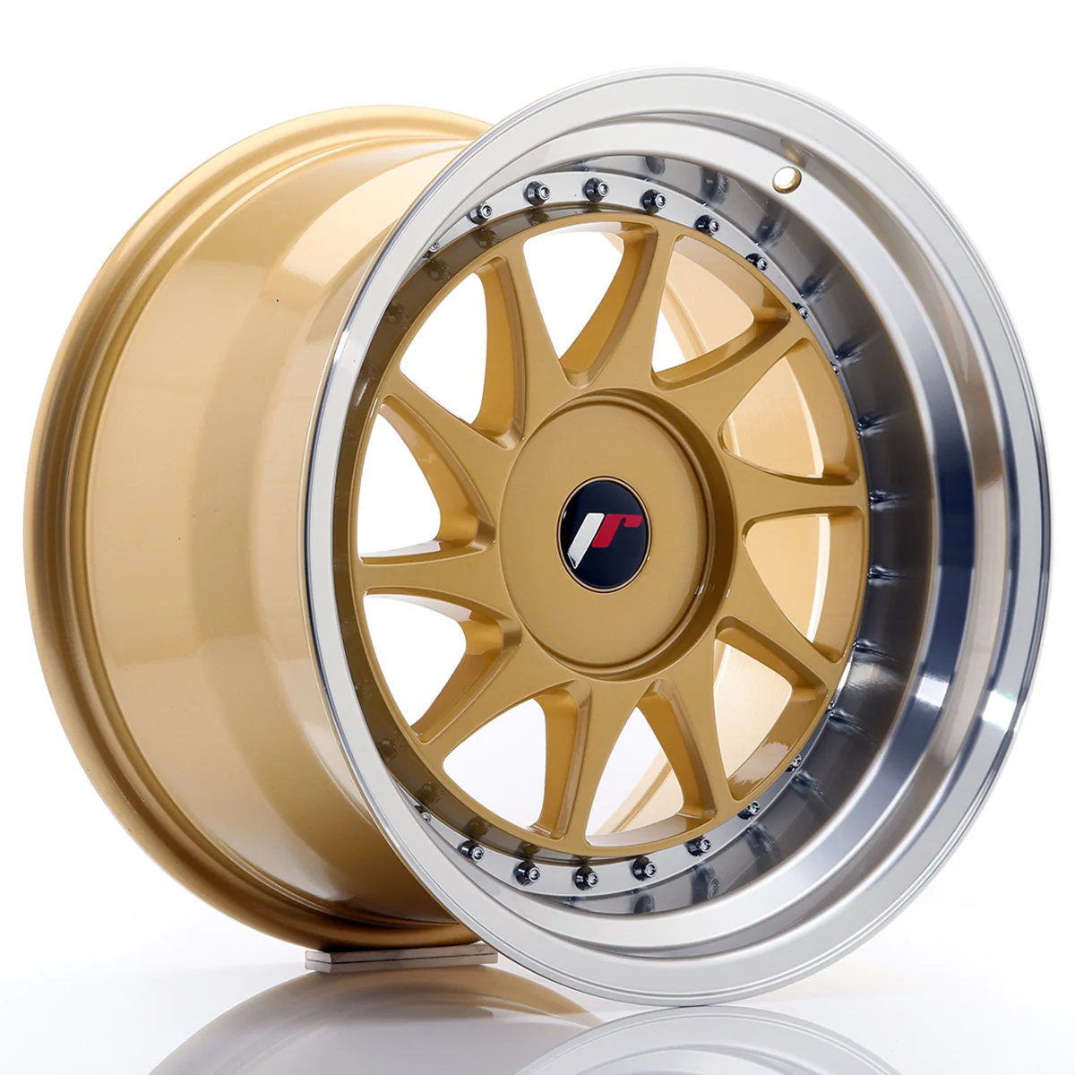 2 x JR Racing JR26 Gold w/Machined Lip & 2 x CONTI 225/50R17 94W SPORT 5 AO + 2 x JR Racing JR26 Gold w/Machined Lip & 2 x CONTI 255/35R18 94Y FR SPORTCONTACT 5 XL MO B73DB - Image 3