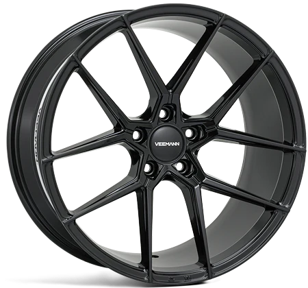 2 x Veemann V-FS39 Gloss Black & 2 x 225/40ZR19 (93Y) XL FALKEN FK520 AZENIS + 2 x Veemann V-FS39 Gloss Black & 2 x 255/35ZR19 (96Y) XL FALKEN FK520 AZENIS