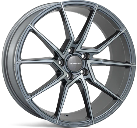 2 x Veemann V-FS52 Graphite Smoke Machined & 2 x 245/35ZR19 (93Y) XL MICHELIN PILOT SPORT CUP2 MO1 + 2 x Veemann V-FS52 Graphite Smoke Machined & 2 x 255/35ZR19 (96Y) XL MICHELIN PILOT SPORT CUP2 MO1 - Image 3