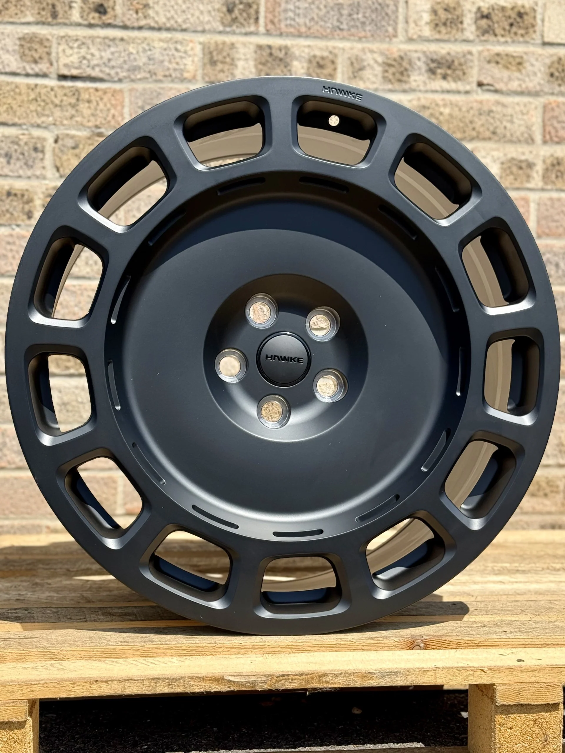 22" Land Rover Defender L663 Hawke Octad Matt Black Alloy Wheels - Image 2