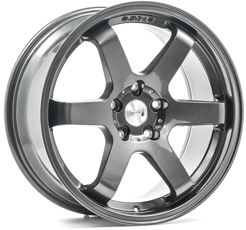 4 x 1AV ZX6 GUNMETAL & 4 x 225/40ZR18 92W XL AUTOGREEN SMART CHASER-SC1