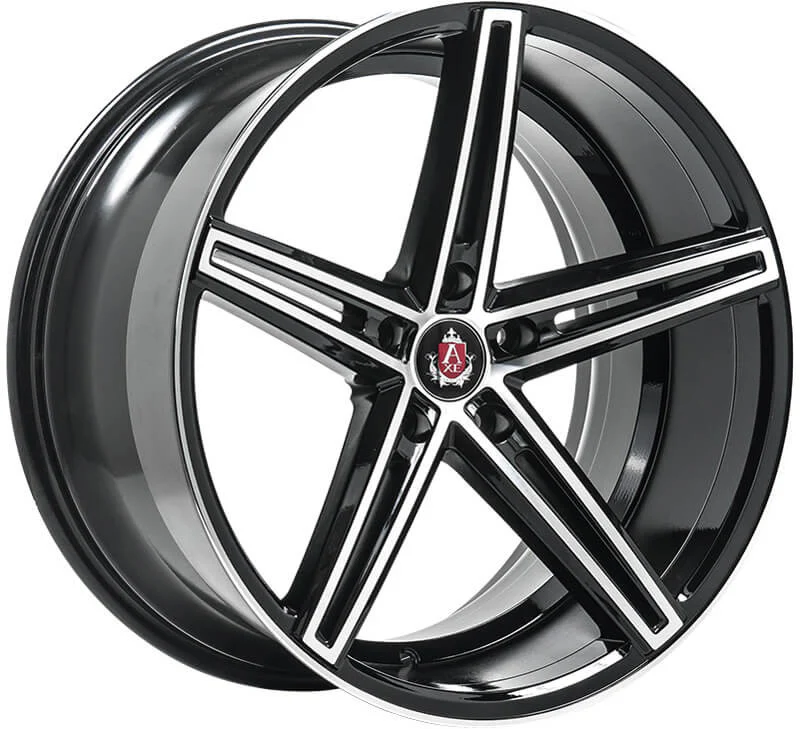 4 x AXE EX14 BLACK & POLISHED