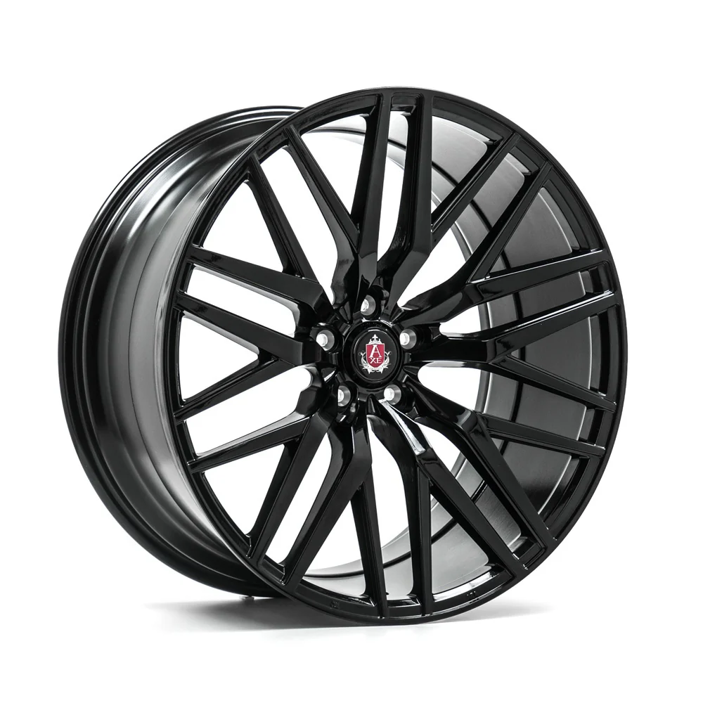 4 x AXE EX30 GLOSS BLACK & 4 x 265/40R22 106Y XL MICHELIN PILOT SPORT 4 SUV GOE
