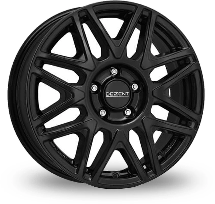 4 x Dezent KH black Black & 4 x 235/50R18 101V XL CONTINENTAL FR ALLSEASONCONTACT 2