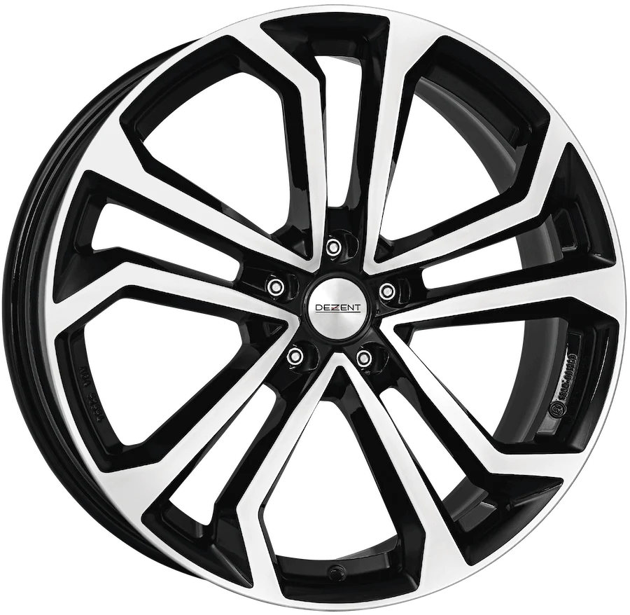 4 x Dezent TA Dark Black / Polished & 4 x 235/50ZR20 104Y XL HANKOOK VENTUS EVO SUV K137A