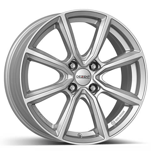 4 x Dezent TN silver Silver & 4 x 205/45ZR17 88Y XL KUMHO ECSTA SPORT PS72