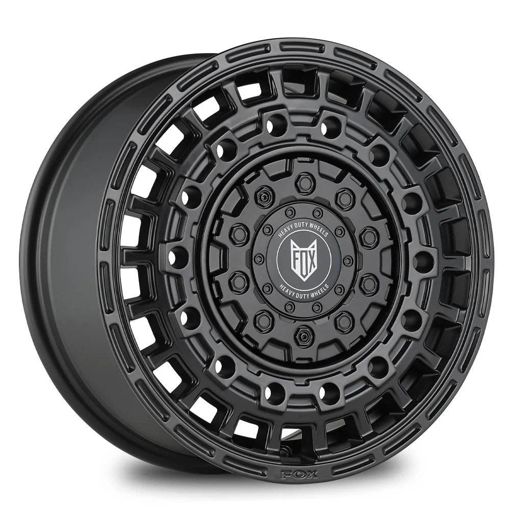4 x FOX ADV SATIN BLACK & 4 x 215/65R16 102H XL COMFORSER CF1100