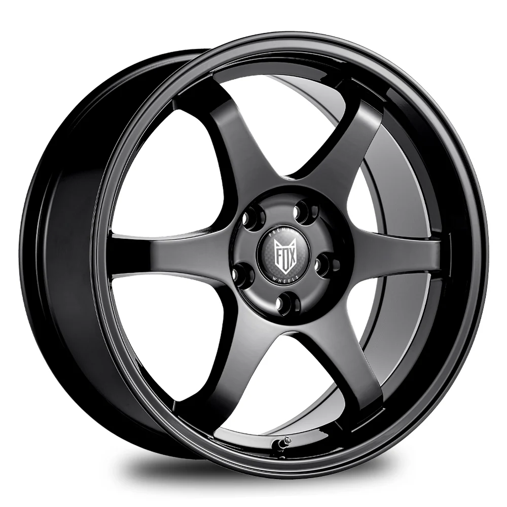 4 x FOX PF5 GLOSS BLACK & 4 x 205/45ZR17 88W XL DYNAMO STREET-H MU02