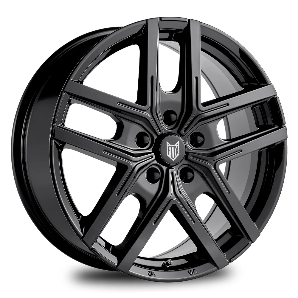 4 x FOX WX5 GLOSS BLACK & 4 x 245/45R18 100Y XL HANKOOK VENTUS S1 EVO 3 K127 *