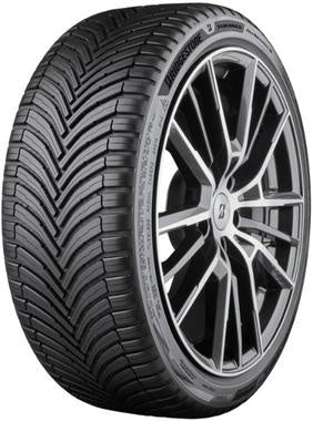 4 x Fuel 1PC D596 SLEDGE MATTE BLACK GLOSS BLACK LIP & 4 x 235/50R18 101V XL BRIDGESTONE TURANZA ALL SEASON 6 ENLITEN - Image 2