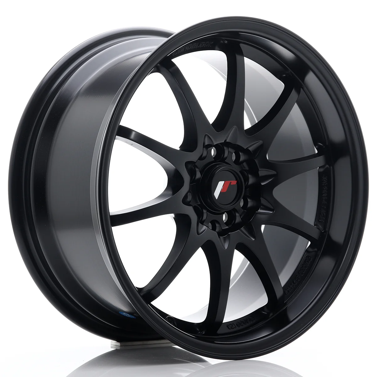 4 x JR Racing JR5 Matt Black & 4 x 215/45R17 91W XL YOKOHAMA ADVAN FLEVA V701