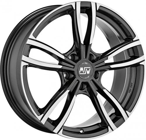 4 x MSW MSW 73 GLOSS DARK GREY FULL POLISHED & 4 x 225/40R18 92Y XL FALKEN FK520 AZENIS