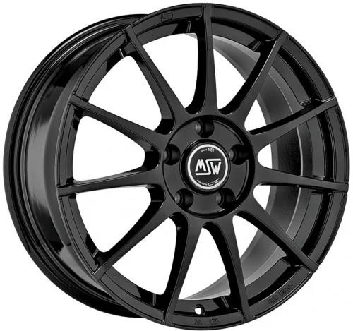 4 x MSW MSW 85 GLOSS BLACK & 4 x 205/60R16 GT RADIAL FE2 96V XL EVR