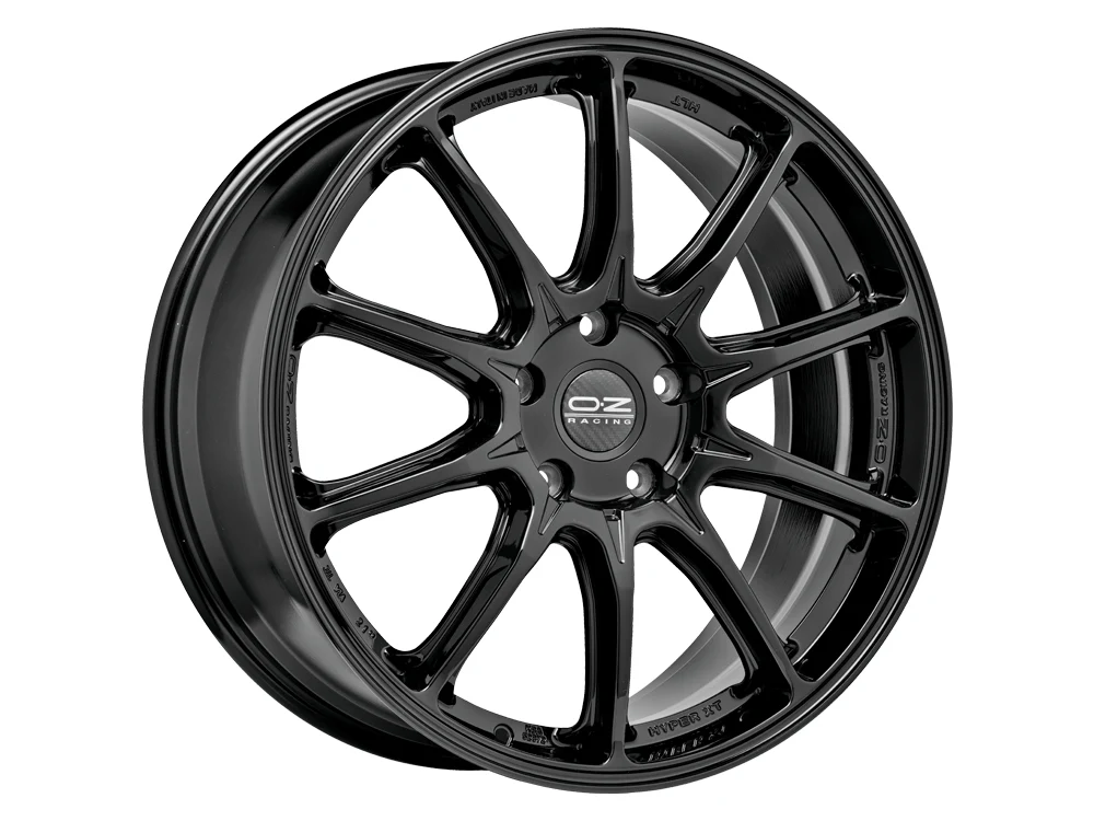4 x OZ Racing HYPER XT HLT GLOSS BLACK