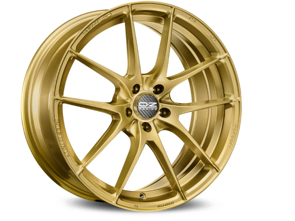 4 x OZ Racing LEGGERA HLT RACE GOLD & 4 x 215/40ZR18 (89Y) XL MICHELIN PILOT SPORT 5