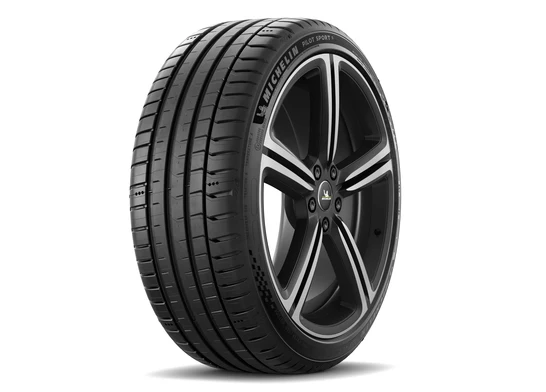 4 x ROMAC EDGE GLOSS BLACK & 4 x 235/50ZR18 (101Y) XL MICHELIN PILOT SPORT 5 - Image 2