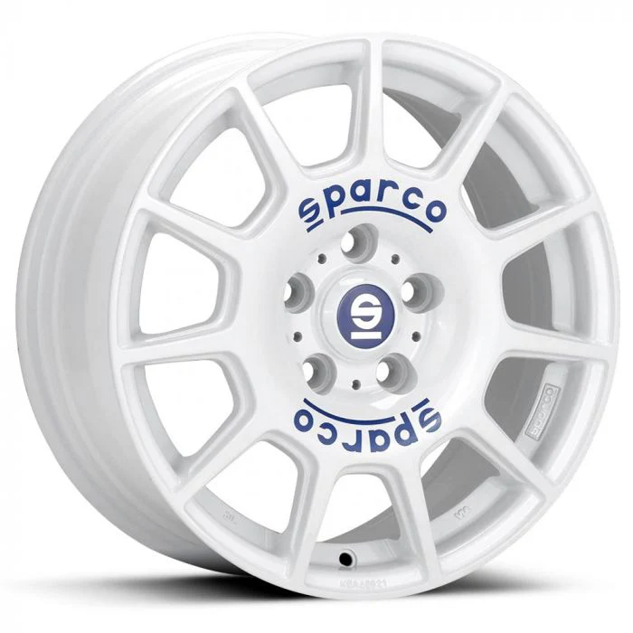 4 x Sparco SPARCO TERRA WHITE BLUE LETTERING