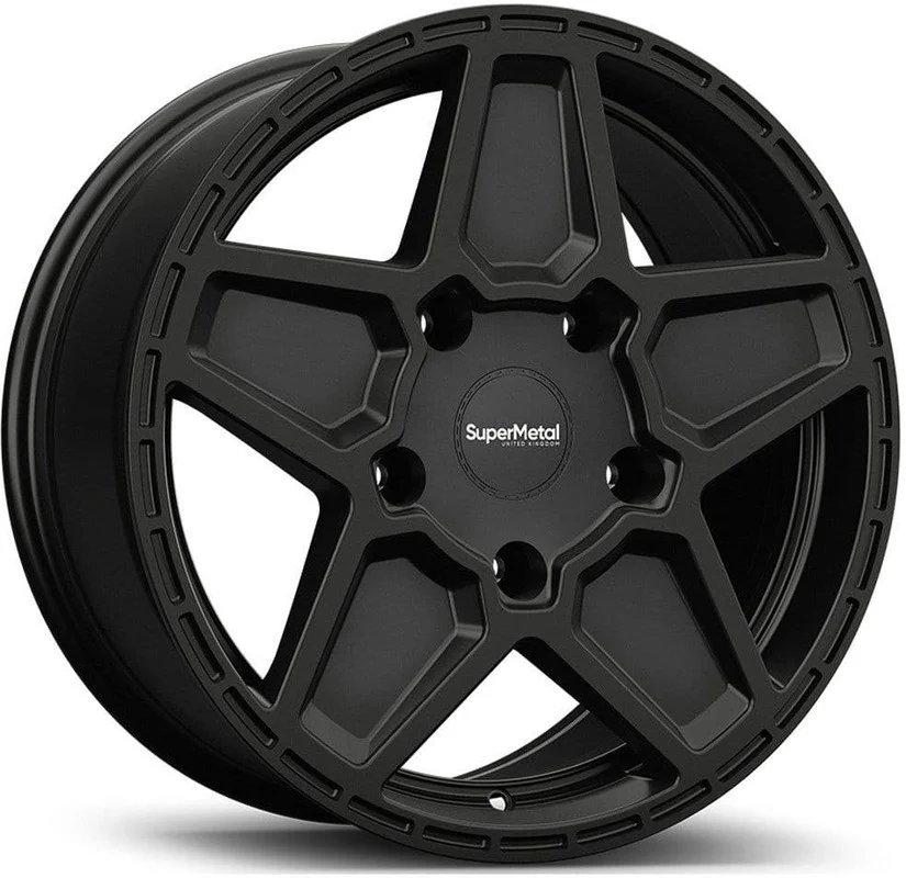 4 x SuperMetal Rocket matt black