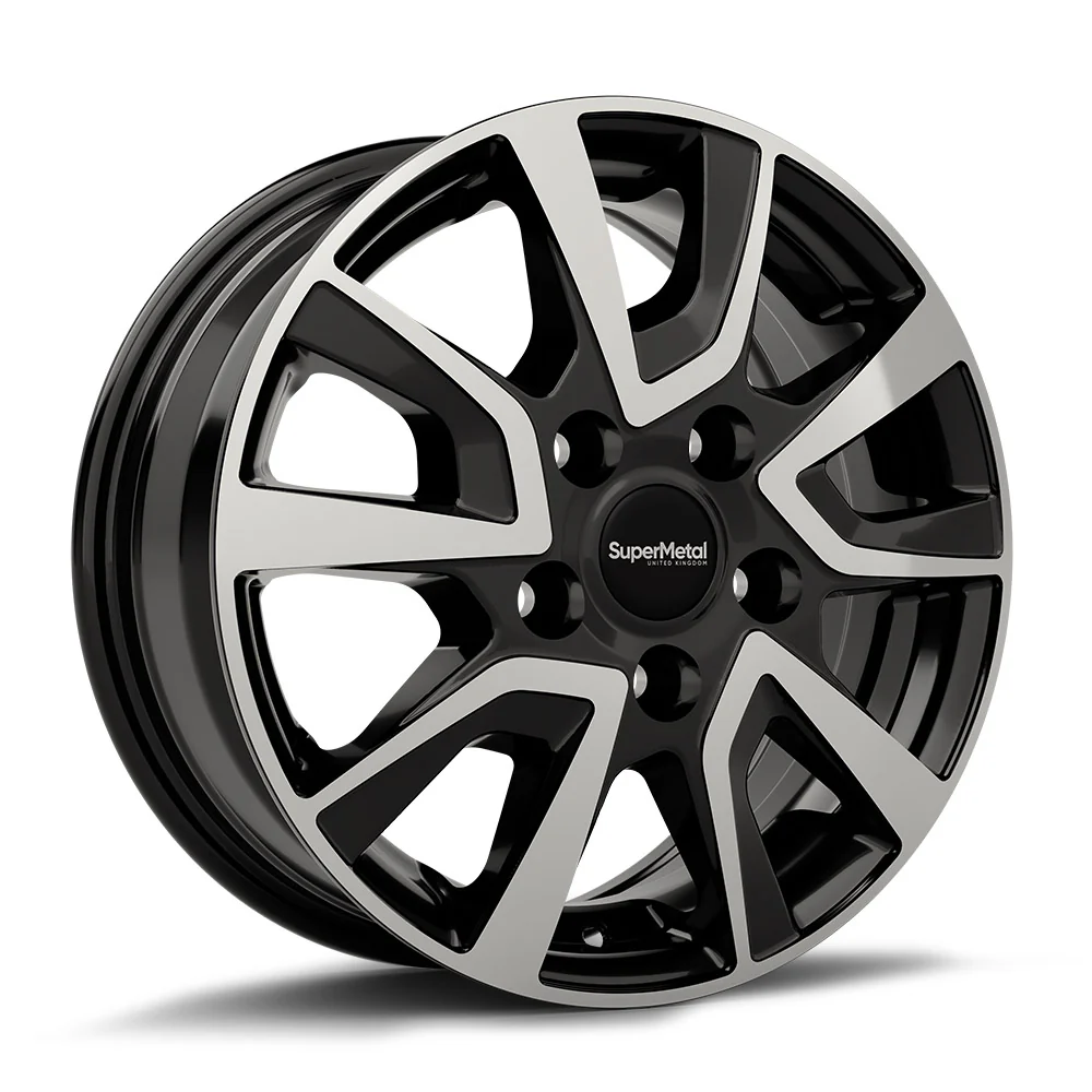 4 x SuperMetal Vault black polished glossy & 4 x 245/45ZR18 100W XL LEAO NOVA-FORCE