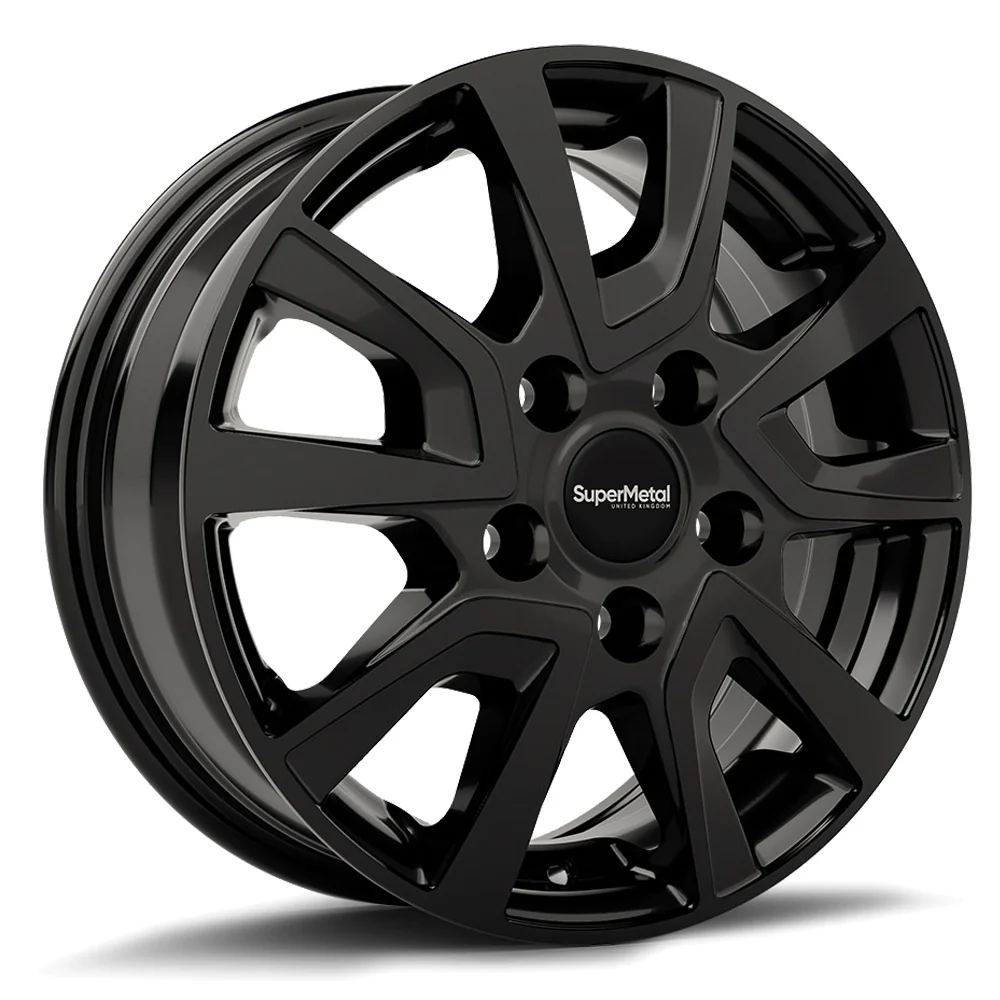 4 x SuperMetal Vault gloss black & 4 x 235/50R18 101V XL WESTLAKE SPORT SA37