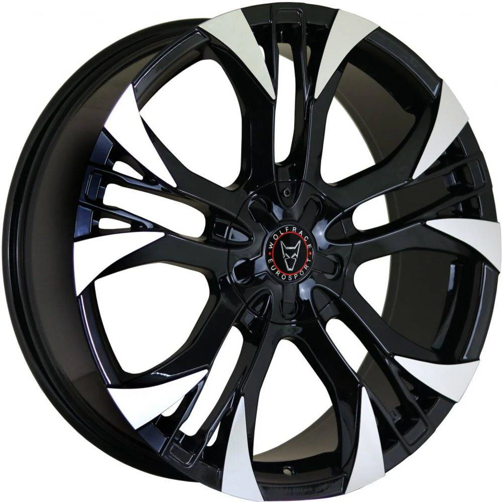 4 x Wolfrace Eurosport Assassin GT2 Gloss Black Polished