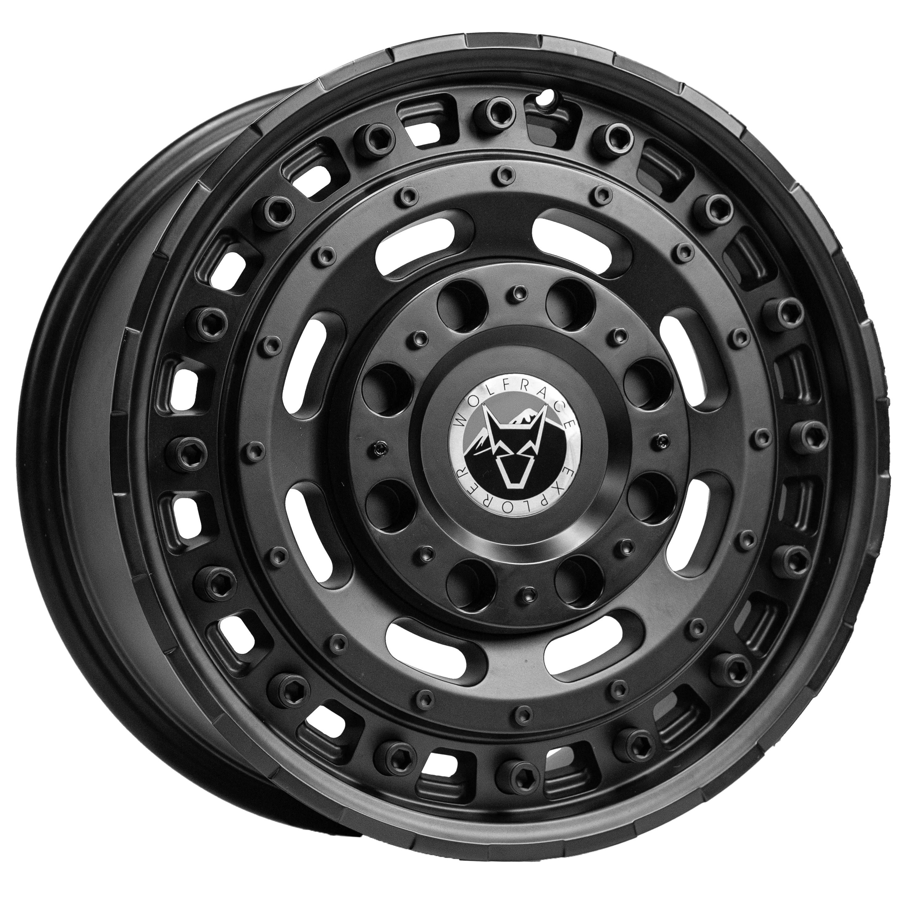 4 x Wolfrace Explorer Slotmag Matt Black & 4 x 235/60R17 CO PC6 102V VOL