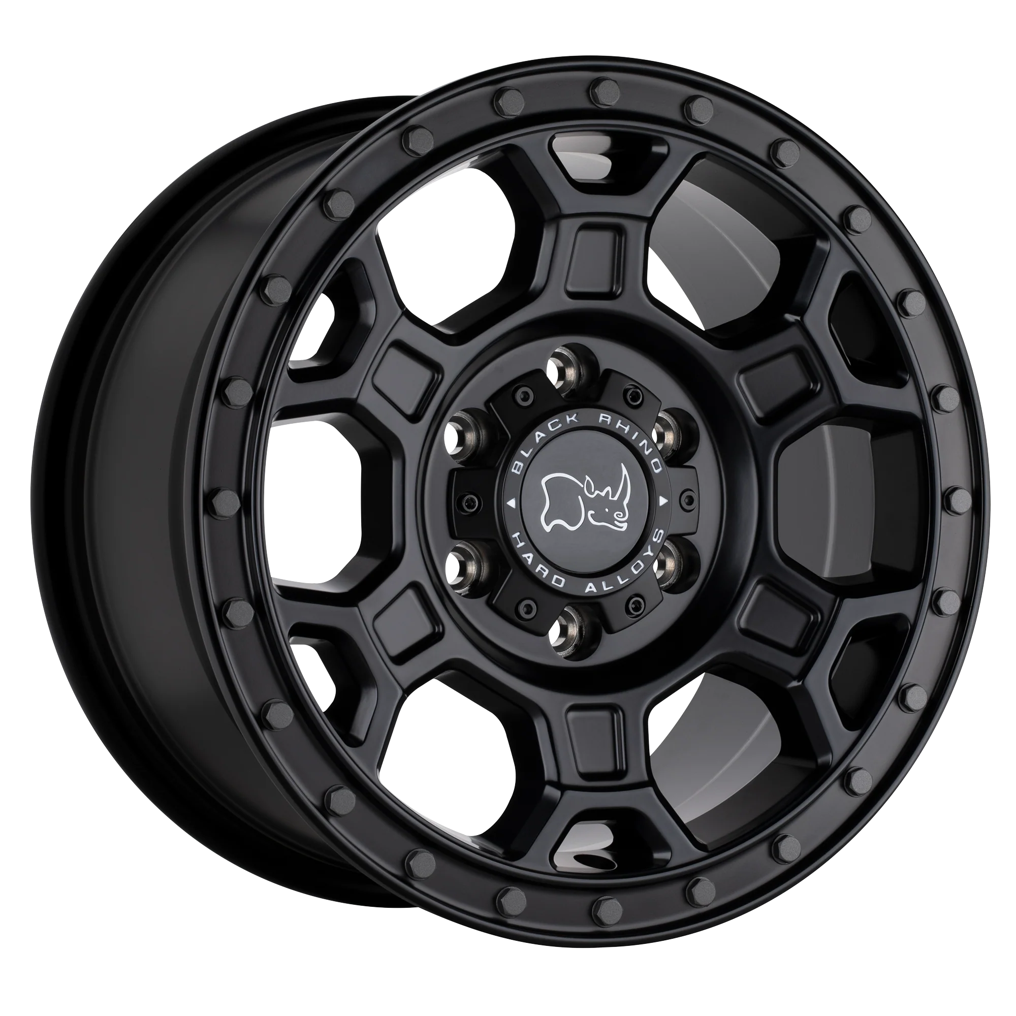 Black Rhino MIDHILL MATTE BLACK W/ GUNMETAL BOLTS