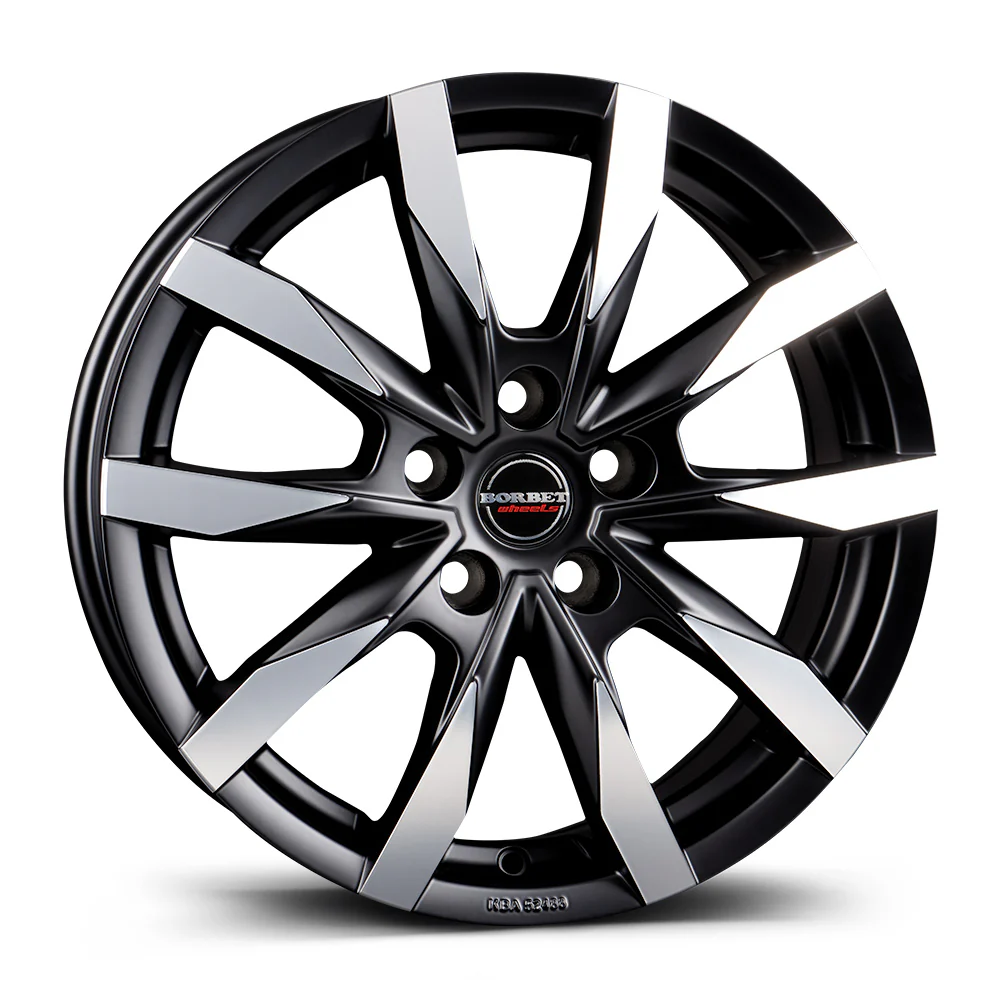 Borbet CW5 black polished matt