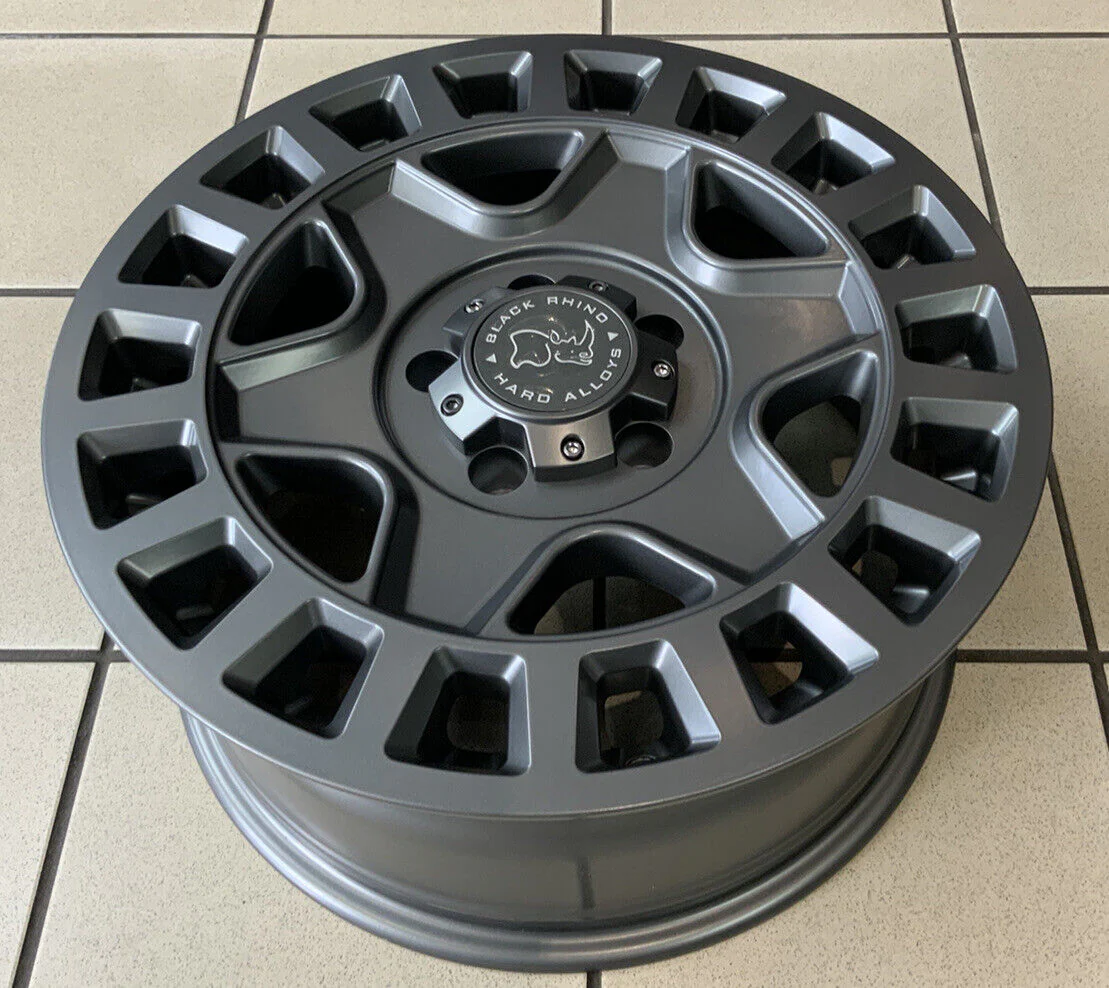 18" JEEP WRANGER  BLACK RHINO  ALLOY WHEELS - Image 3
