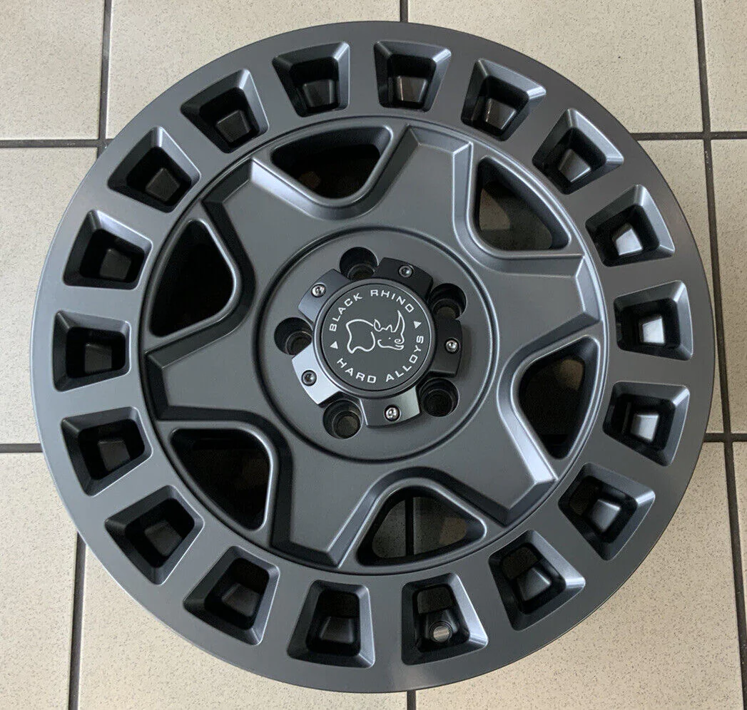18" JEEP WRANGER  BLACK RHINO  ALLOY WHEELS - Image 4