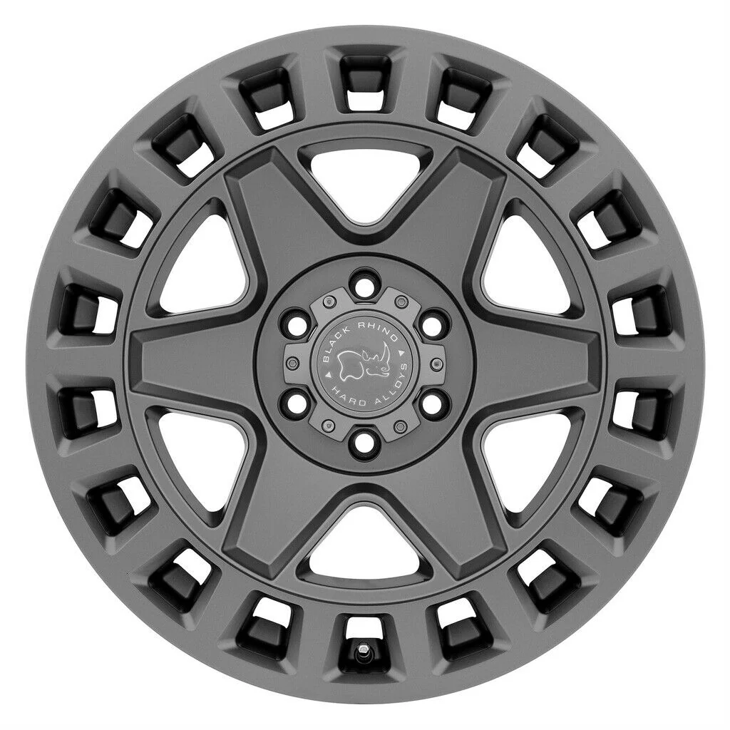18" JEEP WRANGER  BLACK RHINO  ALLOY WHEELS - Image 5