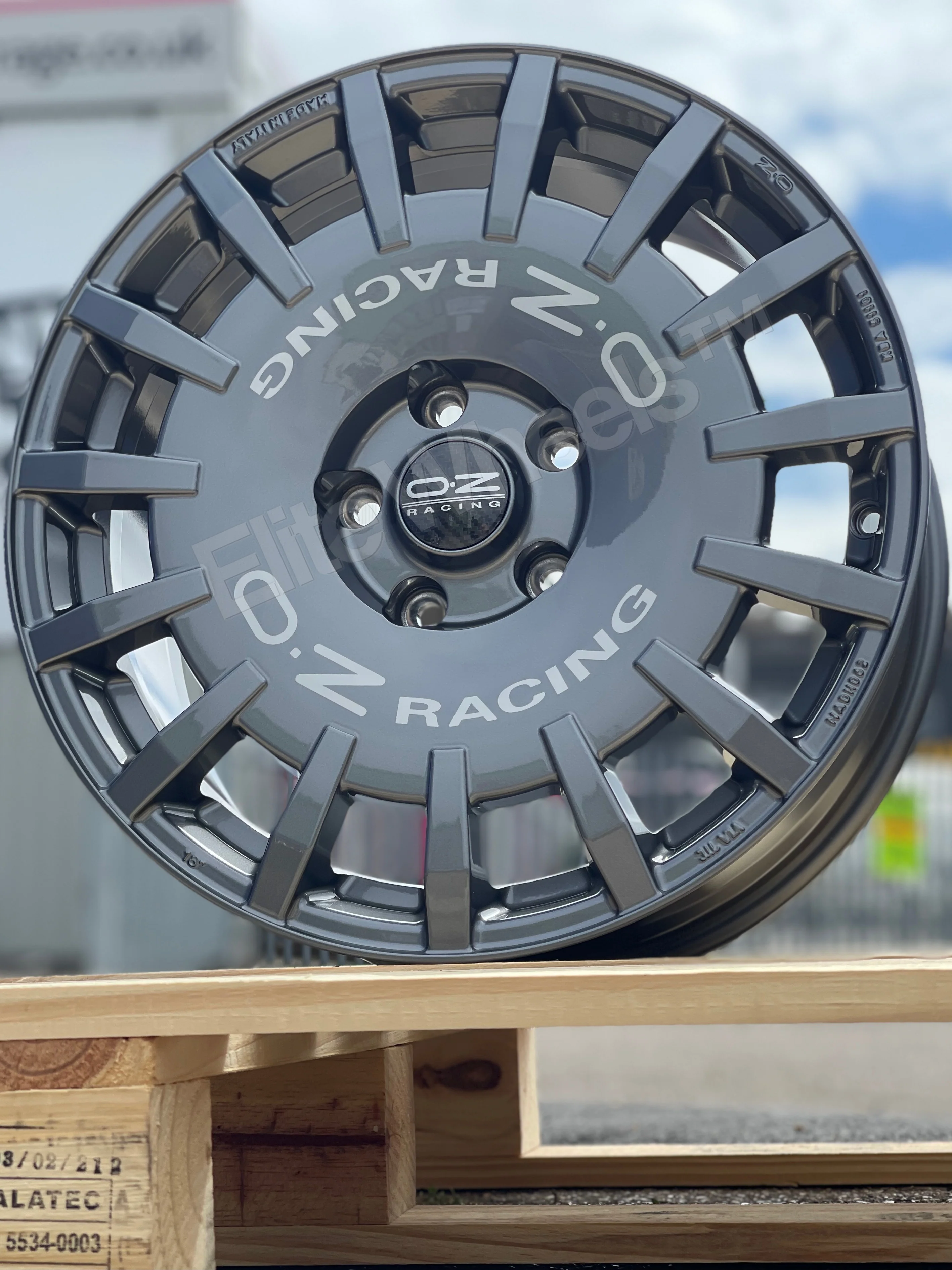 18" Ford Transit Custom OZ Racing Rally Van Alloy Wheels Dark Graphite - Image 3