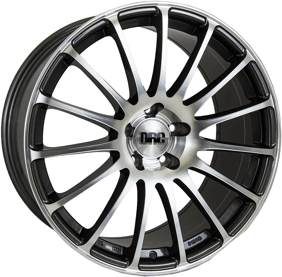 Wheel & Tyres Package( DRC Rapide Gunmetal / Polished Lip + 245/40ZR19 FALKEN FK520 98Y XL )