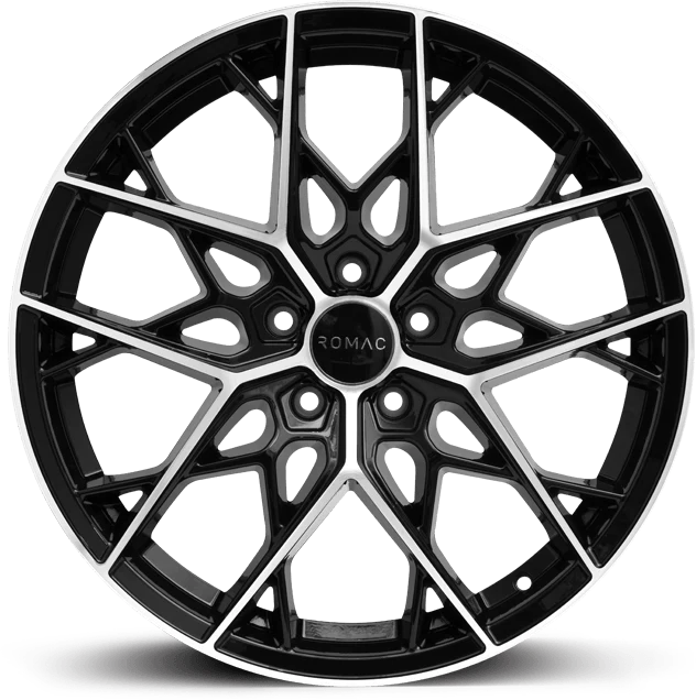 FRONT Wheel & Tyres Package( ROMAC VORTEX BLACK/POLISH + 245/35ZR20 CO SC6 95YXL )