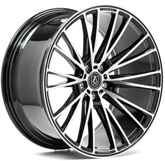 REAR Wheel & Tyres Package( AXE CF2 BLACK & POLISHED + 265/30R19 BST PSPORT 93YXL RO1 )