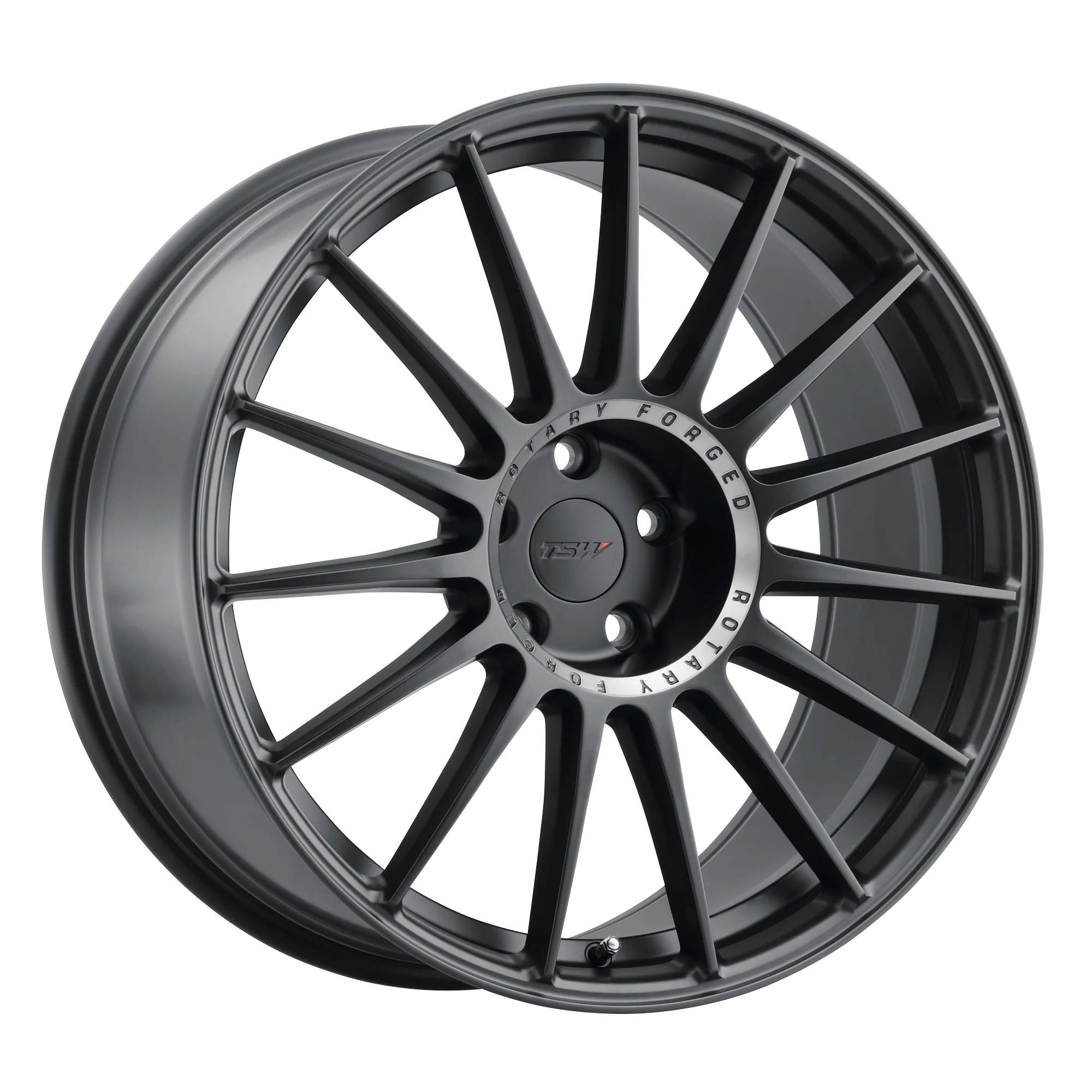 TSW PADDOCK SEMI GLOSS BLACK W/ MACHINED TINTED RING