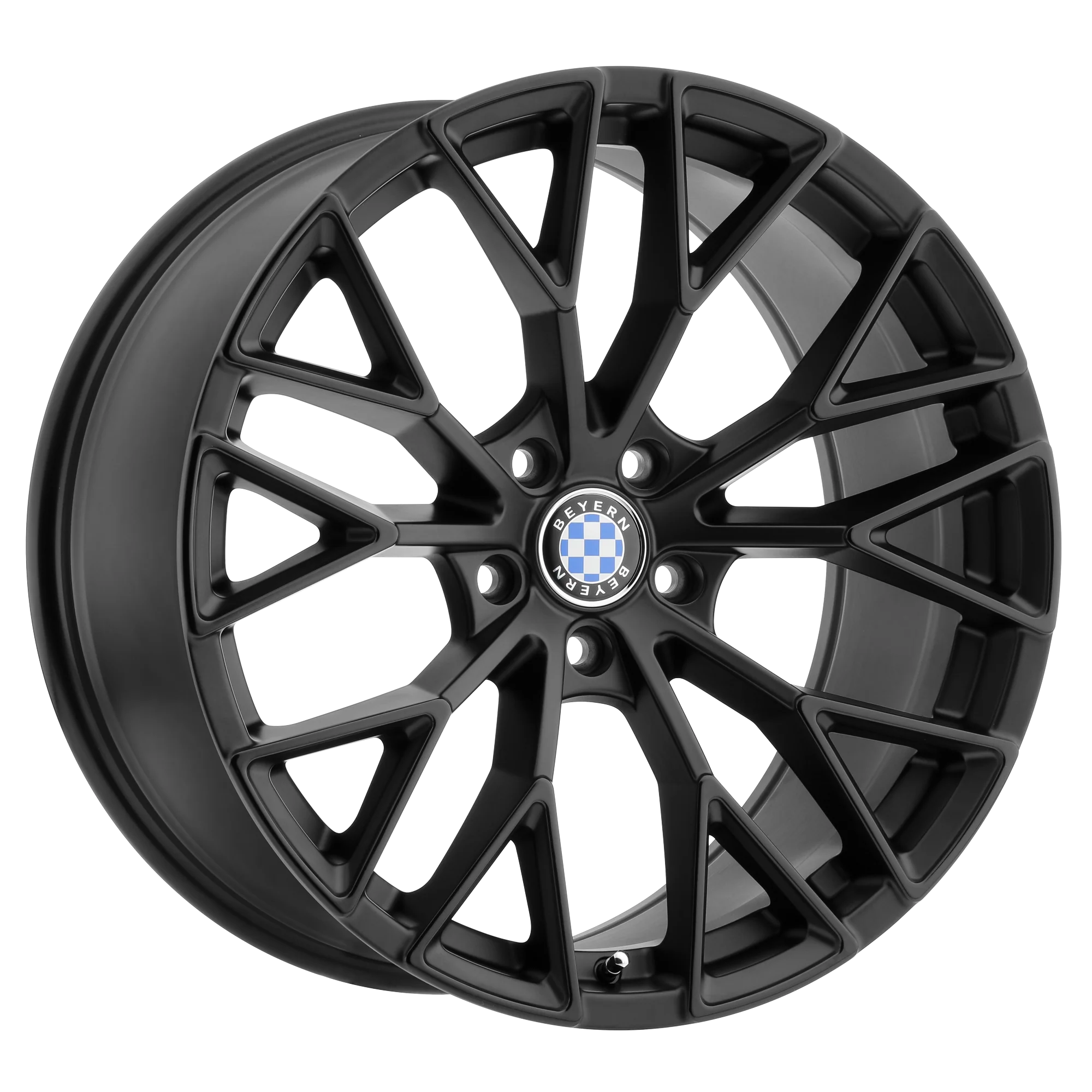 Wheel & Tyres Package( Beyern ANTLER DOUBLE BLACK - MATTE BLACK W/ GLOSS BLACK FACE + 235/50R18 BST PSPORT 101YXL )