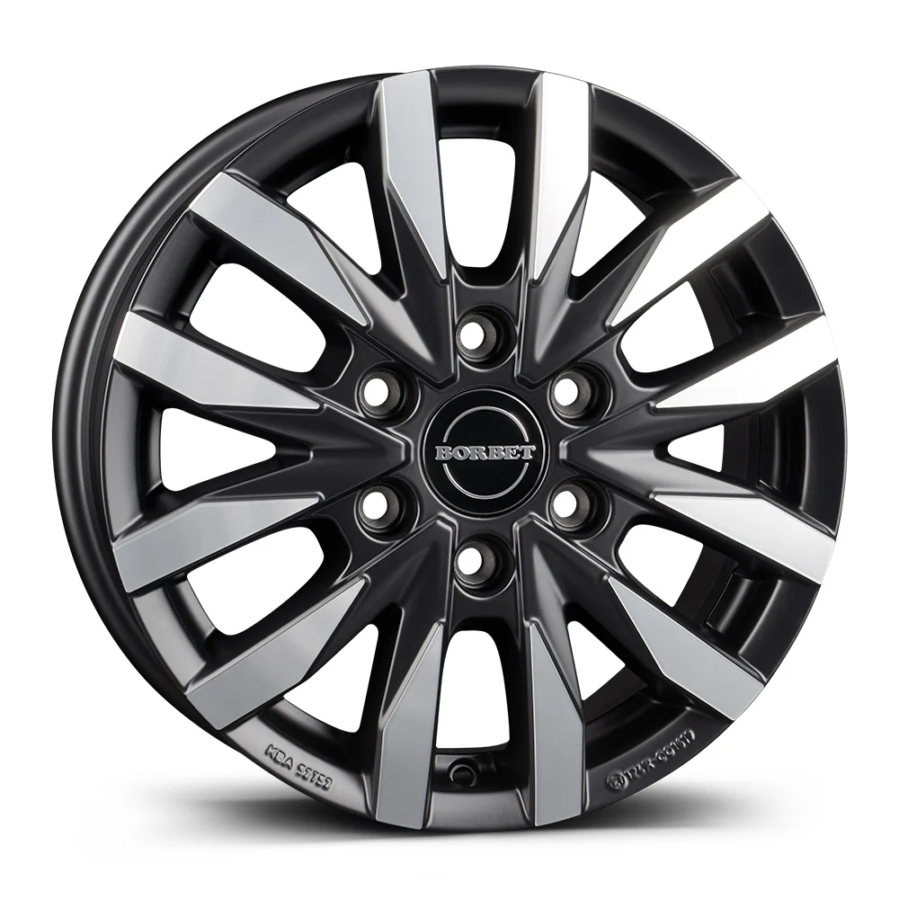 Wheel & Tyres Package( Borbet CW6 black polished matt + 225/75R16 BFG MTKM3[10]115/12Q )