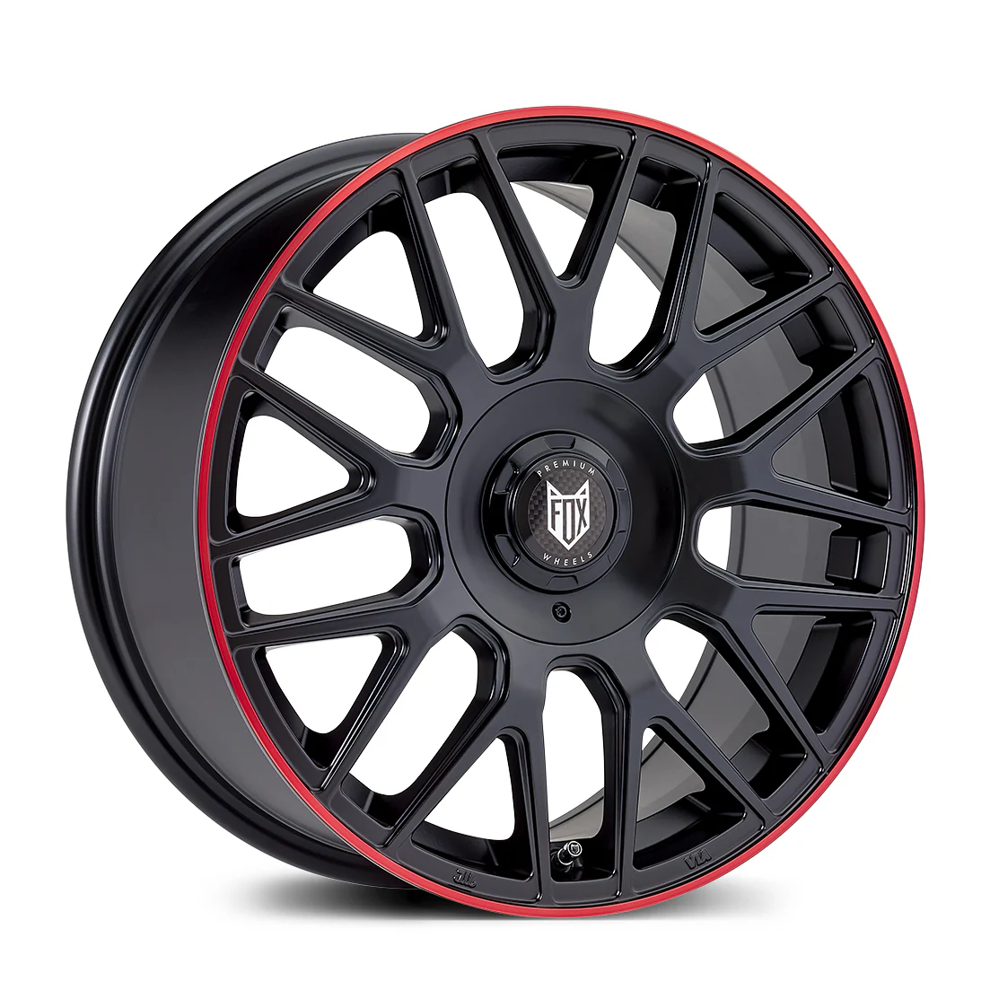 Wheel & Tyres Package( FOX VR3 Satin Black Red Lip + 215/40R18 BST T005 89YXL )
