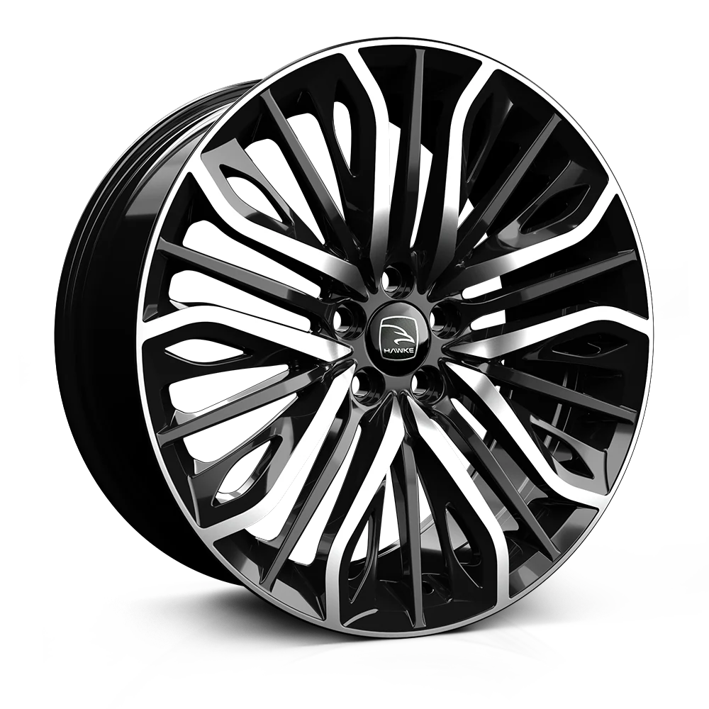 4 x Hawke Wheels Vega Black Polish